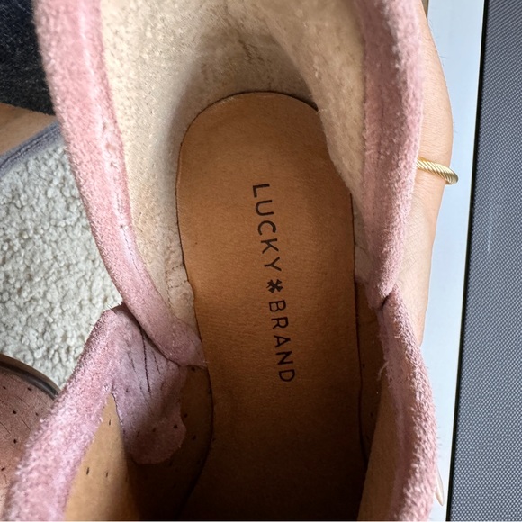 Lucky Brand Women's Dusty pink ankle boots - Picture 9 of 9